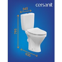 Унитаз напольный Cersanit Melar 031 3/6 DPL EO 64234 - Изображение №12 — Chaika Market
