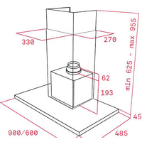 Кухонная вытяжка TEKA Wish Maestro Ultraslim DLH 686 T - Изображение №2 — Chaika Market