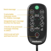 Массажная накидка на сиденье Medisana MC 825 - Изображение №5 — Chaika Market