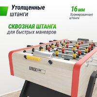 Настольный футбол Unix Line GTS140X70LWD - Изображение №5 — Chaika Market