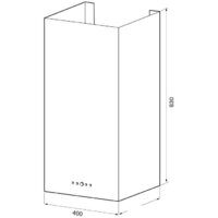 Кухонная вытяжка Krona Dita R 400 PB (нержавеющая сталь) - Изображение №2 — Chaika Market