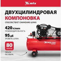 Компрессор MTX КР2500/80 - Изображение №3 — Chaika Market