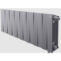 Биметаллический радиатор Royal Thermo PianoForte 300 Silver Satin (16 секций) нижнее подключение - Изображение №2 — Chaika Market