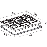 Варочная панель Zigmund & Shtain M 26.7 B - Изображение №4 — Chaika Market