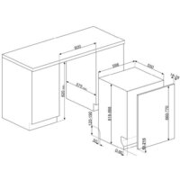 Встраиваемая посудомоечная машина Smeg STL323BL - Изображение №2 — Chaika Market