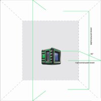 Лазерный нивелир ADA Instruments Cube 3D Green Professional Edition A00545 - Изображение №2 — Chaika Market