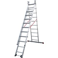 Лестница-стремянка Новая высота NV 523 трёхсекционная индустриальная 3x10 ступеней - Изображение №5 — Chaika Market