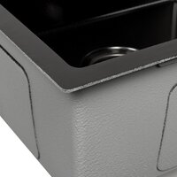 Кухонная мойка ARFEKA Eco AR 500*500 Black PVD Nano Decor - Изображение №4 — Chaika Market