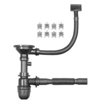 Кухонная мойка ARFEKA Eco AR 500*500 Black PVD Nano Decor - Изображение №6 — Chaika Market
