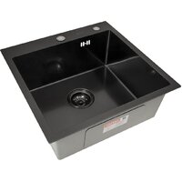 Кухонная мойка ARFEKA Eco AR 500*500 Black PVD Nano Decor — Chaika Market