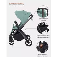 Коляска прогулочная «книга» Rant Golf RA101 (sage green) - Изображение №9 — Chaika Market