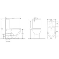 Унитаз напольный Teymi Aina T40205 - Изображение №12 — Chaika Market
