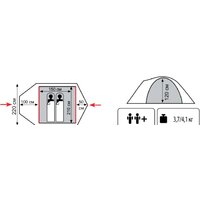 Экспедиционная палатка TRAMP Mountain 2 v2 - Изображение №2 — Chaika Market
