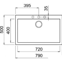 Кухонная мойка Elleci Quadra 130 Kera K96 - Изображение №2 — Chaika Market