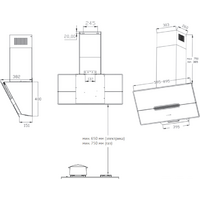 Кухонная вытяжка Korting KHC 91950 GXN - Изображение №3 — Chaika Market