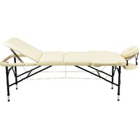 Массажный стол Atlas Sport складной Strong 70 см 3-с алюминиевый (бежевый) - Изображение №4 — Chaika Market
