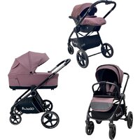 Универсальная коляска Bubago Niveta (3 в 1, лиловый) — Chaika Market
