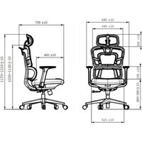 Офисное кресло SitZone U-062A (сетка, черный) - Изображение №4 — Chaika Market