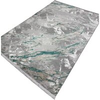 Ковер для жилой комнаты Radjab Carpet Афина Прямоугольник 9012A 12892RK (3x5, Grey/Green) — Chaika Market