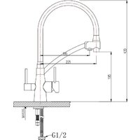 Смеситель Raglo R80.621.43 - Изображение №2 — Chaika Market
