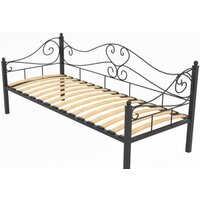 Кровать-тахта Князев Мебель Валенсия 90x200 ВАЯ.90.200.Ч (черный муар) — Chaika Market