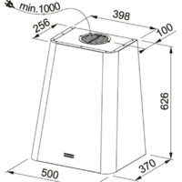 Кухонная вытяжка Franke Smart Deco FSMD 508 GY 335.0530.199 - Изображение №2 — Chaika Market