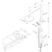 Душевая система  AM.PM X-Joy F40885A94 - Изображение №2 — Chaika Market