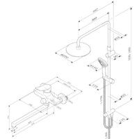 Душевая система  AM.PM X-Joy F40885A94 - Изображение №2 — Chaika Market