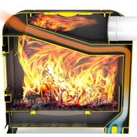 Свободностоящая печь-камин Теплодар Метеор 150 - Изображение №2 — Chaika Market