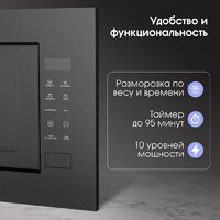 Микроволновая печь Zigmund & Shtain BMO 23 B - Изображение №7 — Chaika Market