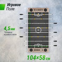 Настольный футбол Unix Line GTS125X61GWD - Изображение №4 — Chaika Market