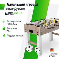Настольный футбол Unix Line GTS125X61GWD - Изображение №2 — Chaika Market