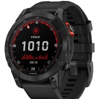 Умные часы Garmin Fenix 7X Solar (сланцево-серый/черный) — Chaika Market