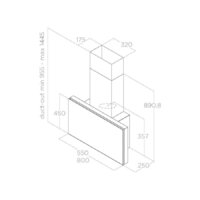 Кухонная вытяжка Elica Plat BL/F/80 - Изображение №3 — Chaika Market