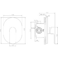 Смеситель Lauter Hidden 21СК157С-521-1 - Изображение №2 — Chaika Market
