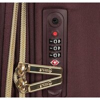 Чемодан-спиннер Grott 338-1731/3-28 (бордовый) - Изображение №2 — Chaika Market