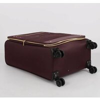 Чемодан-спиннер Grott 338-1731/3-28 (бордовый) - Изображение №3 — Chaika Market