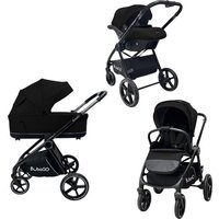 Универсальная коляска Bubago Niveta (3 в 1, черный) — Chaika Market