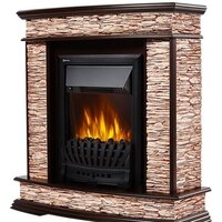 Портал Firelight Scala Classic (камень сланец скалистый бурый/шпон темный дуб) - Изображение №2 — Chaika Market