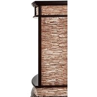 Портал Firelight Scala Classic (камень сланец скалистый бурый/шпон темный дуб) - Изображение №3 — Chaika Market