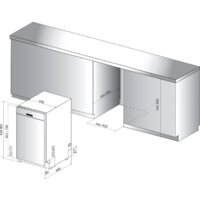 Встраиваемая посудомоечная машина Whirlpool WSBO 3O23 PF X - Изображение №2 — Chaika Market