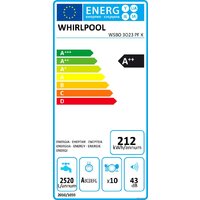 Встраиваемая посудомоечная машина Whirlpool WSBO 3O23 PF X - Изображение №3 — Chaika Market