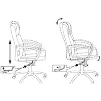 Офисное кресло Бюрократ T-800N (черный) - Изображение №5 — Chaika Market