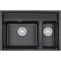 Кухонная мойка Granula KS-7302 (черный) — Chaika Market
