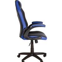 Офисное кресло Меб-ФФ MF-609 (черный/синий) - Изображение №3 — Chaika Market