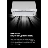 Кухонная вытяжка MAUNFELD Fantasy 1000ST 60 (белый) - Изображение №17 — Chaika Market