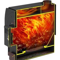 Свободностоящая печь-камин Теплодар Локомотивъ 200 - Изображение №2 — Chaika Market