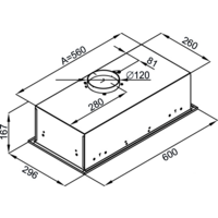 Кухонная вытяжка MAUNFELD Crosby Light (C) 60 Gl (нержавеющая сталь) - Изображение №3 — Chaika Market