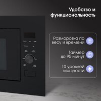 Микроволновая печь Zigmund & Shtain BMO 24 B - Изображение №7 — Chaika Market