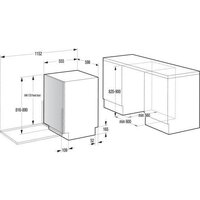 Встраиваемая посудомоечная машина Gorenje GV673D63 - Изображение №5 — Chaika Market